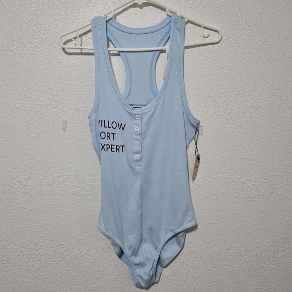 NWT Daydream Nation bodysuit Pillow Fort Light blue size medium - Picture 1 of 13